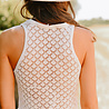 CIARA top en crochet écru CIARA top en crochet écru