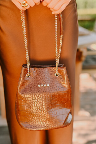 ORLA sac croco marron ORLA sac croco marron