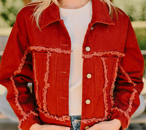 APPOLINE veste bordeaux