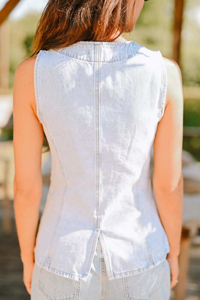 HALEY blouse bleu clair HALEY blouse bleu clair