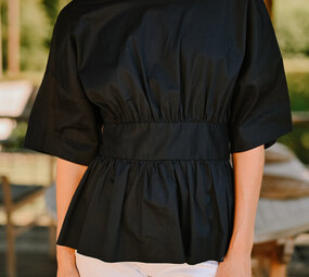 RANIA blouse bleu marine