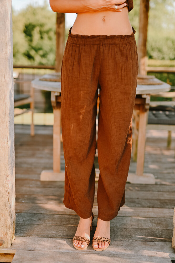 NAO pantalon fluide choco NAO pantalon fluide choco