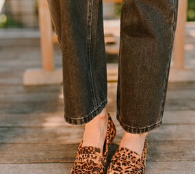 KORFU mocassins leopard