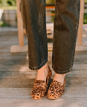 KORFU mocassins leopard