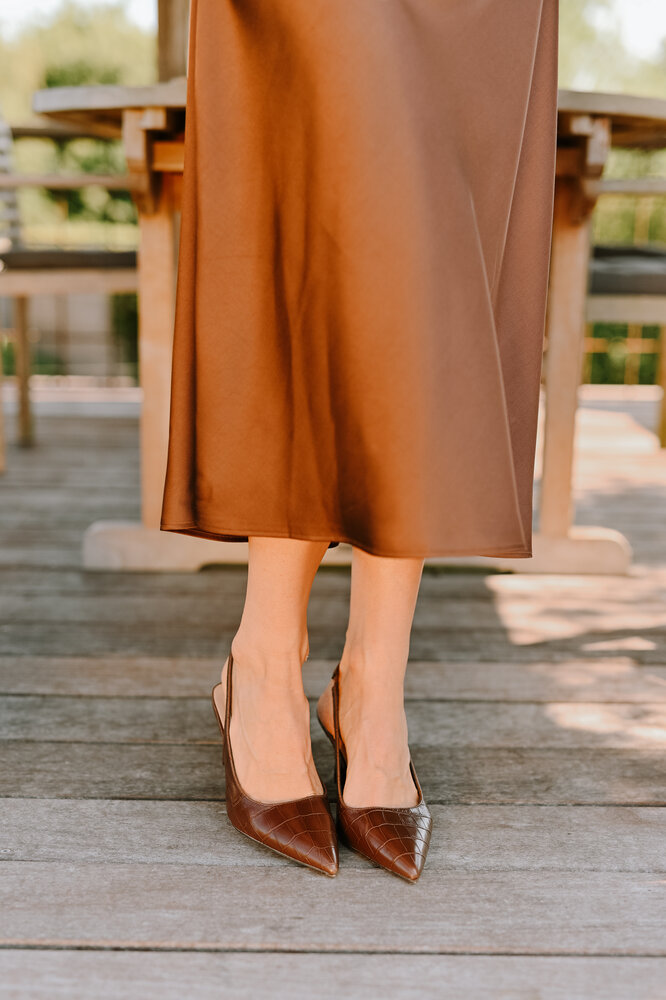 CLEOPHE sandale à talon brun CLEOPHE sandale à talon brun