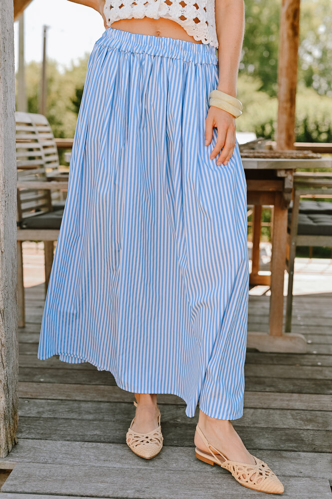 VERA longue jupe bleu VERA longue jupe bleu