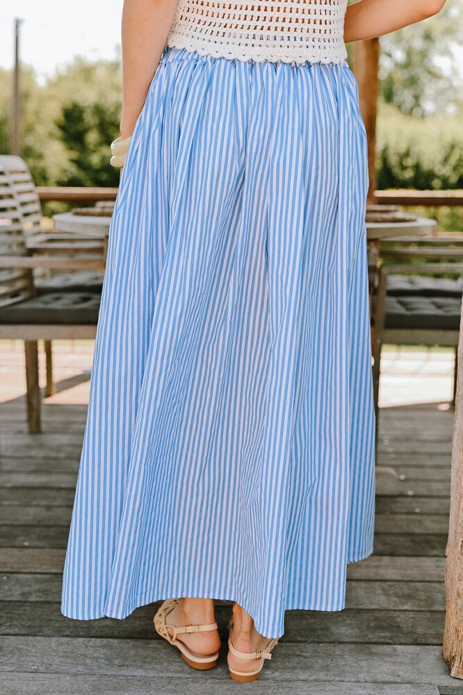 VERA longue jupe bleu VERA longue jupe bleu