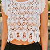 SOUMAYA top en crochet blanc SOUMAYA top en crochet blanc