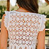 SOUMAYA top en crochet blanc SOUMAYA top en crochet blanc