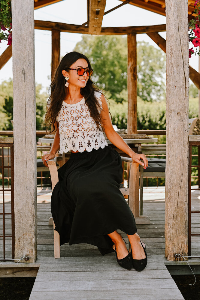 SOUMAYA top en crochet blanc SOUMAYA top en crochet blanc