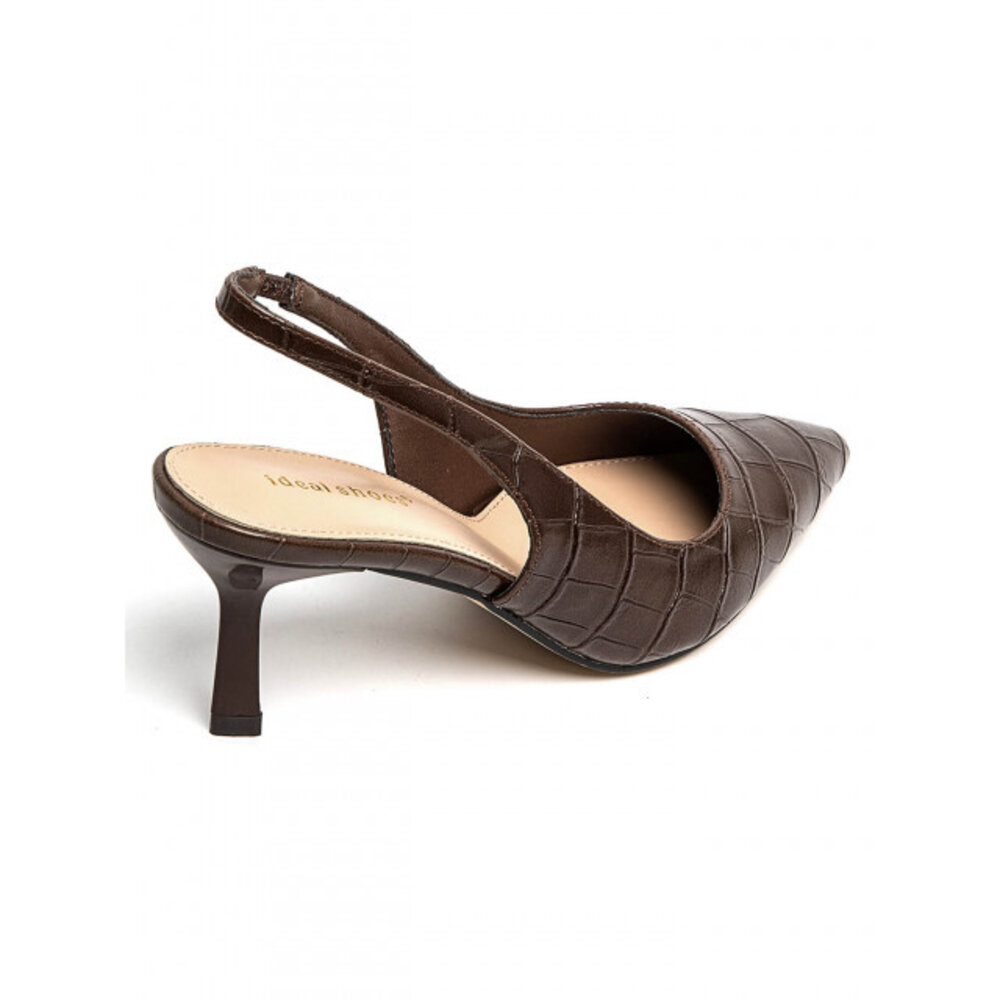 CLEOPHE sandale à talon brun CLEOPHE sandale à talon brun