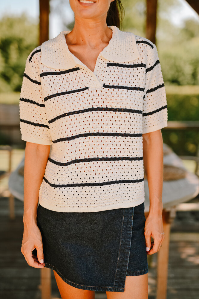 ZOE blouse en crochet