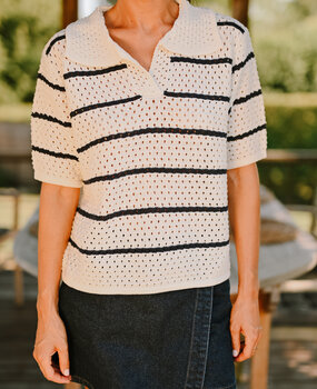 ZOE blouse en crochet