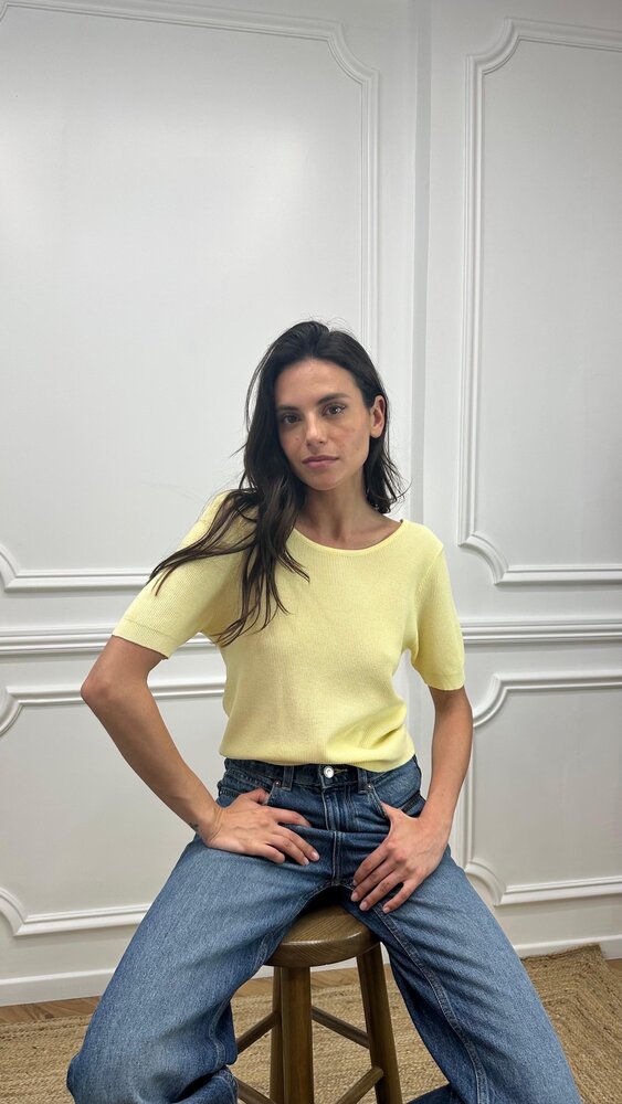 MAJA blouse jaune