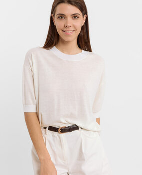 EVA pull manches courtes écru