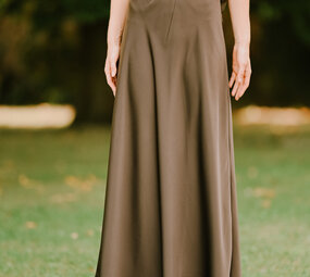 JOIA longue jupe choco