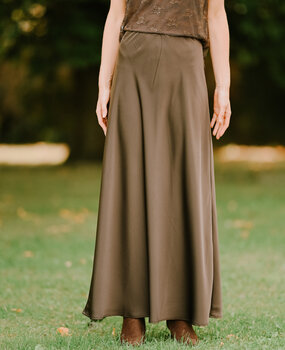 JOIA longue jupe choco