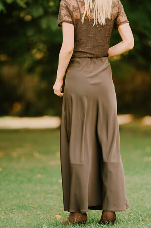 JOIA longue jupe choco