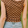 BRODY blouse marron BRODY blouse marron