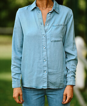 ABEY chemise bleu clair