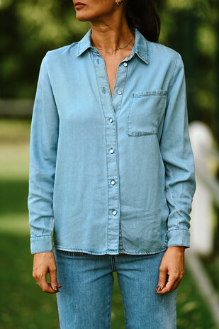 ABEY chemise bleu clair