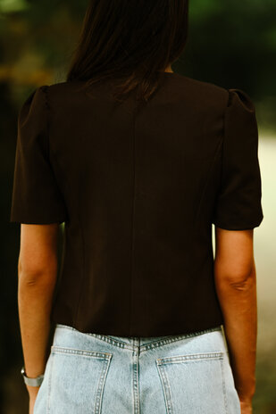 ADJOUA blouse marron ADJOUA blouse marron