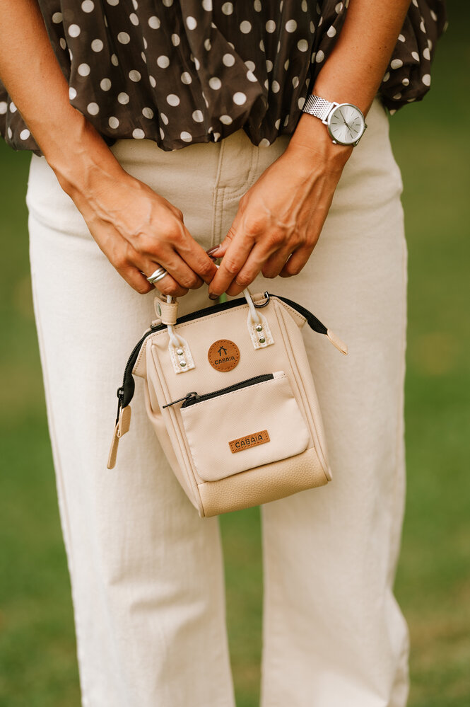 NANO petit sac bandoulière beige NANO petit sac bandoulière beige