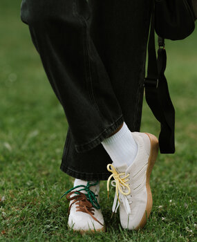 NEWMIU baskets plates double lacets