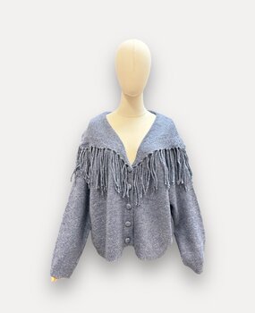 ADELMIRE gilet bleu jean