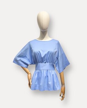 RANIA blouse bleu ciel