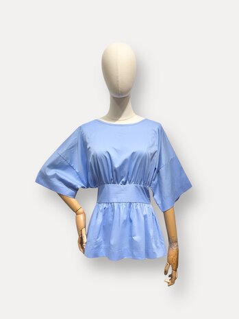 RANIA blouse bleu ciel