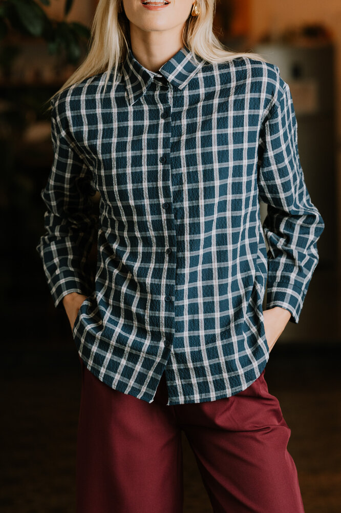 NIKITA chemise bleu marine NIKITA chemise bleu marine