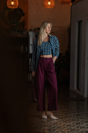 NIKITA chemise et top bleu marine