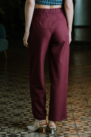 ASTRID pantalon framboise ASTRID pantalon framboise