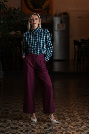 ASTRID pantalon framboise ASTRID pantalon framboise