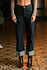 LOANE jean bleu foncé avec bords LOANE jean bleu foncé avec bords