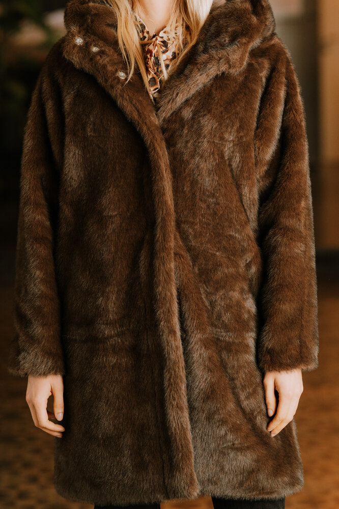 SOLENNEL manteau choco SOLENNEL manteau choco