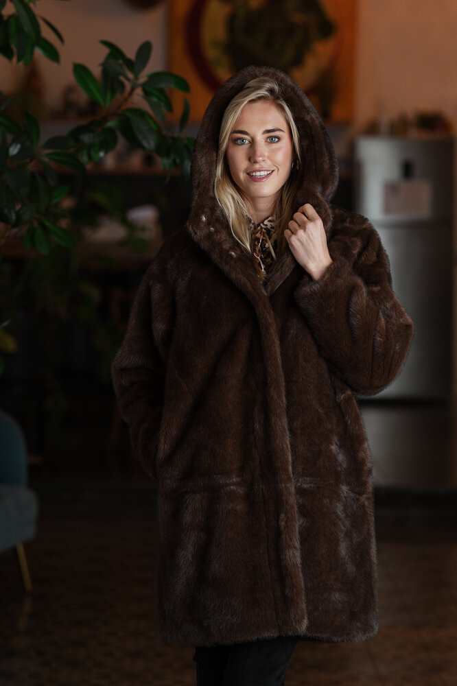 SOLENNEL manteau choco SOLENNEL manteau choco