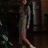 MARYSE longue robe léopard MARYSE longue robe léopard