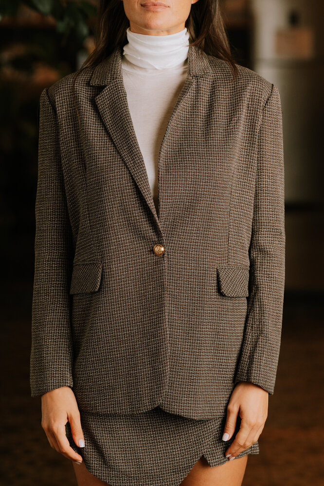 OXANA blazer choco OXANA blazer choco