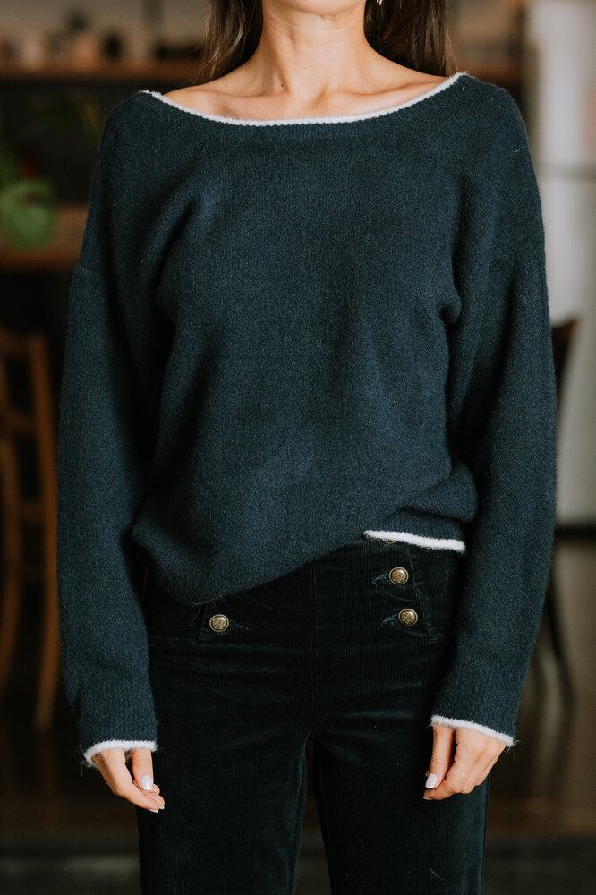 CHRISTABEL pull bleu marine CHRISTABEL pull bleu marine