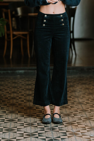 PARVATI jean velours bleu marine PARVATI jean velours bleu marine