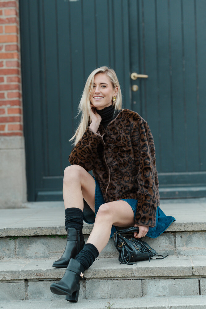 EGLANTINA manteau léopard EGLANTINA manteau léopard