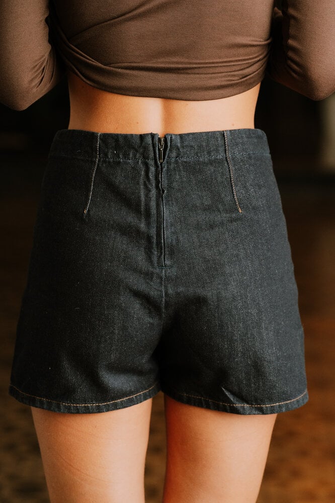 Jupe-short denim brut JAMES Jupe-short denim brut JAMES