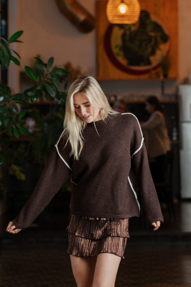 KAERI pull marron KAERI pull marron