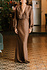 MOTOKO longue robe choco
