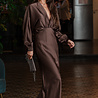 MOTOKO longue robe choco MOTOKO longue robe choco