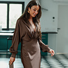 MOTOKO longue robe choco MOTOKO longue robe choco