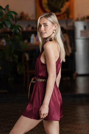 NUALA combi-short bordeaux