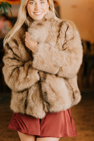 PRISCA manteau choco